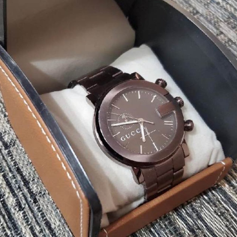 Gucci Ion Plated S-Steel Men’s Watch